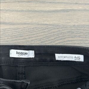 Kensie Black Mid Rise Ankle Pants